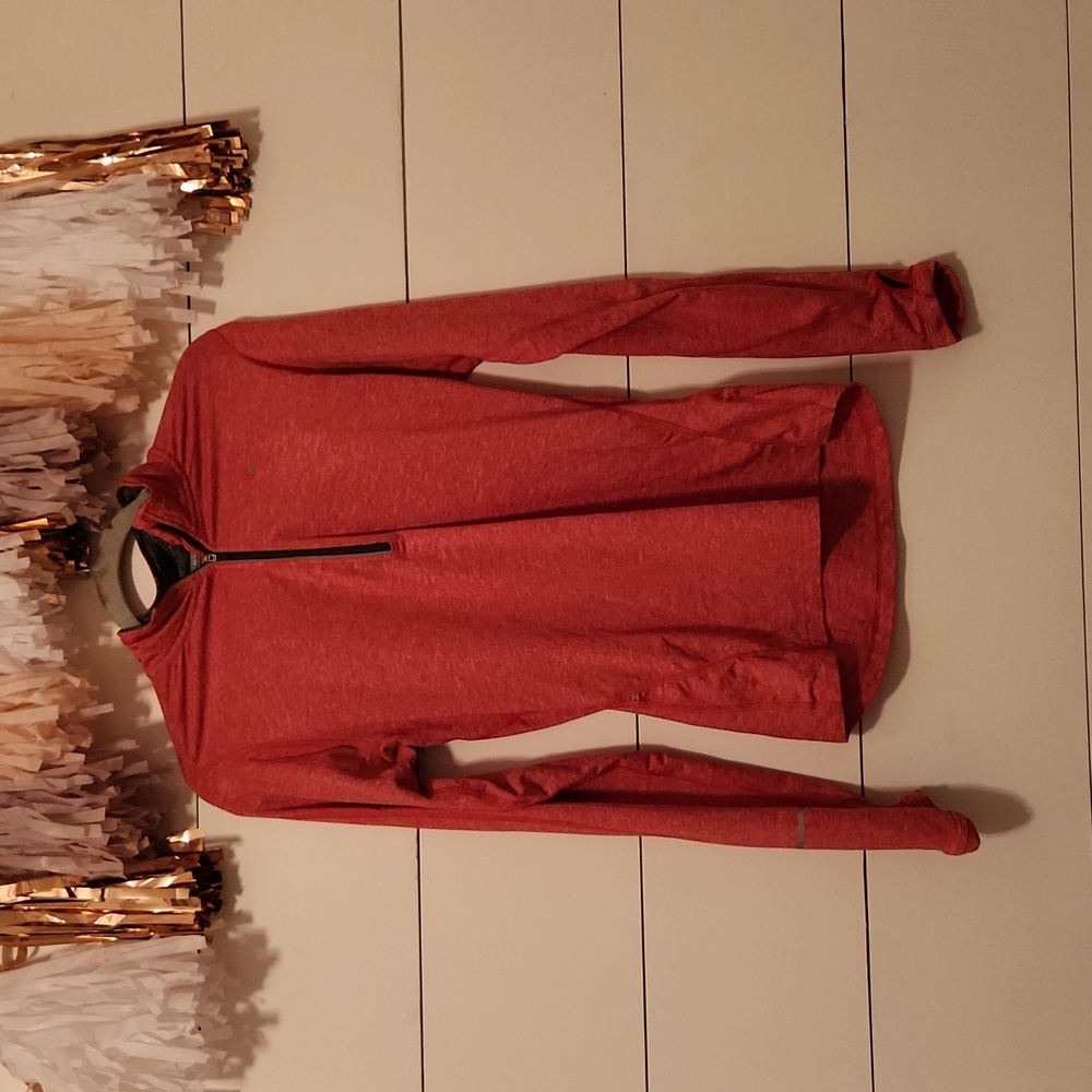 Coral Nike Running Pullover